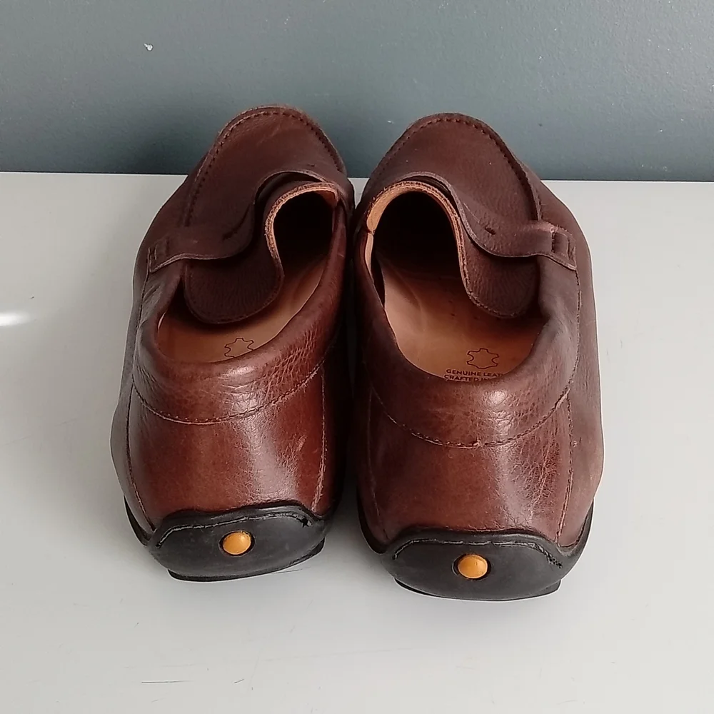 Samuel Hubbard Penny Loafers Brown Leather Comfort‎ Shoes Men Sz 11.5